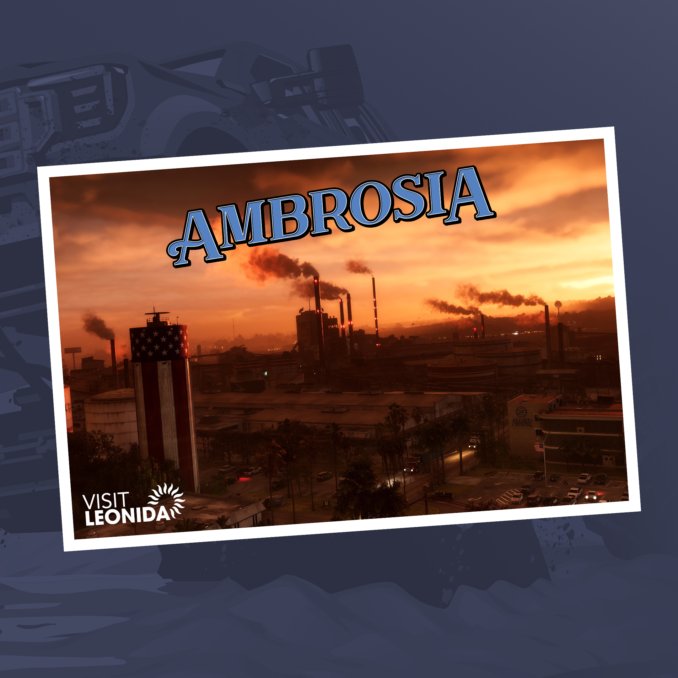 Ambrosia postcard artwork